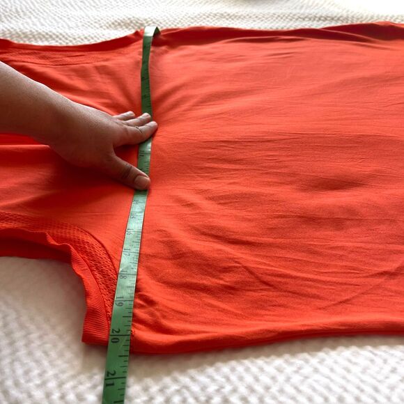 Lauren Active Ralph Lauren LRL Women's Tshirt Orange Sleeveless Top Size XL - Picture 6 of 8